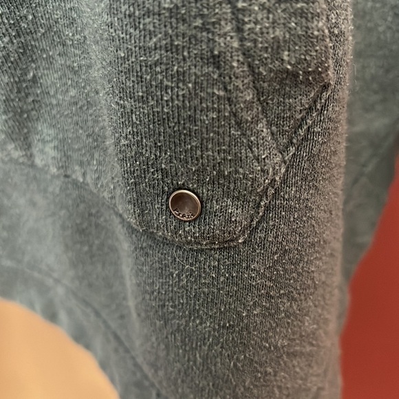 PRANA Cozy Up Poncho Cowl Neck Sweatshirt - Picture 5 of 10